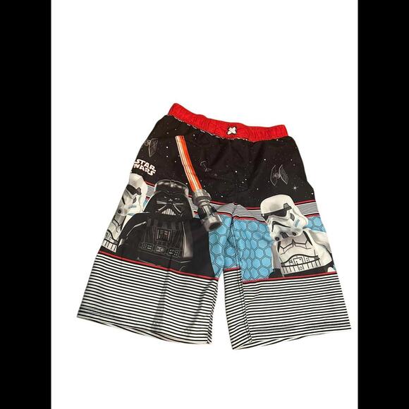 Lego Star Wars Darth Vader Storm Trooper swimming Trunks boy teen size XL 14/16 - Picture 1 of 2